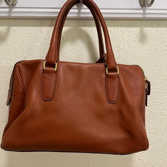 Coach Brown Legacy Haley Leather Handbag - Picture 4 of 12
